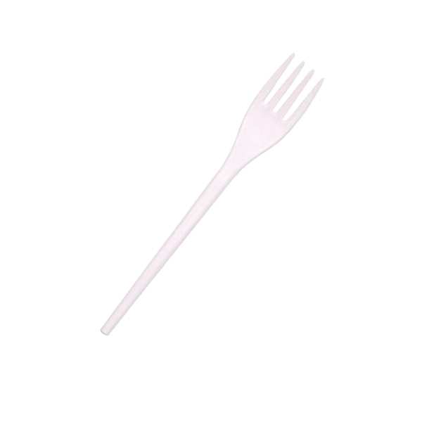 Plastik Çatal Ekolojik 4,0 Gr Pla Naturel Rubikap Cu.F11 50 Adet