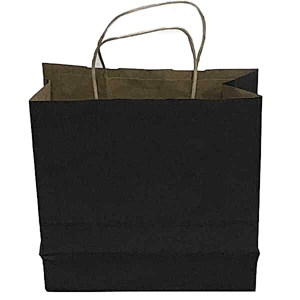 Kraft kağıt Çanta 45X14X50 Cm Siyah 50 Adet