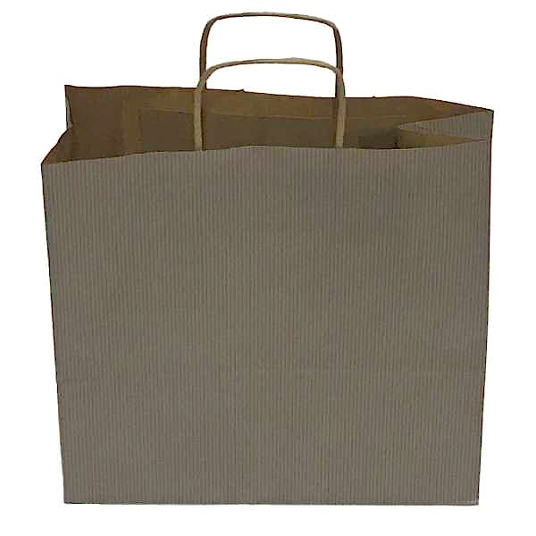 Kraft kağıt Çanta 32X12X41 Cm Gümüş 50 Adet