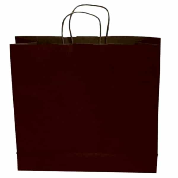 Kraft kağıt Çanta 45X14X50 Cm Kırmızı 50 Adet