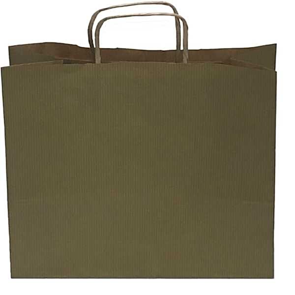 Kraft kağıt Çanta 32X12X41 Cm Altın 25 Adet