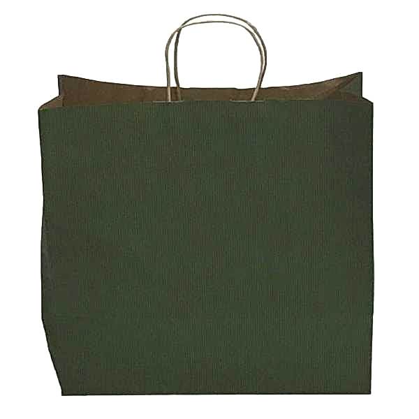 Kraft kağıt Çanta 45X14X50 Cm Yeşil 25 Adet