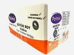Çöp Torbası Polmix Büyük Boy 70 Gram 65X80 Siyah 1 Koli 50 Paket