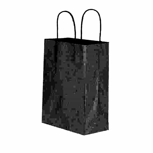 Kraft kağıt Çanta 19X8X24 Cm Beyaz 25 Adet
