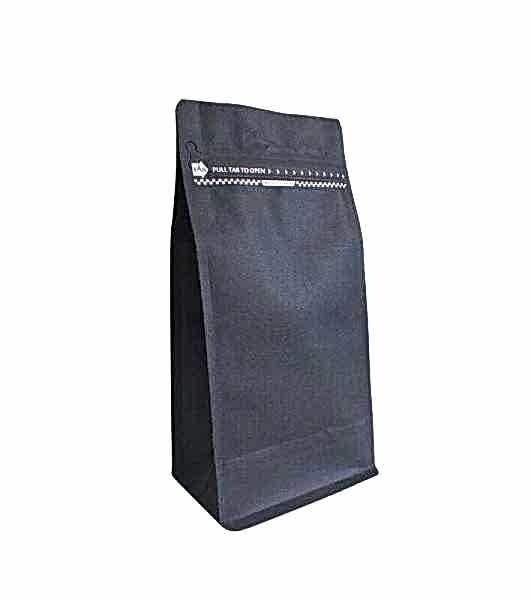 11,5X23X4 Cm Siyah Penceresiz 100 Adet Önden Kilitli Tabanli Doypack Torba /102/