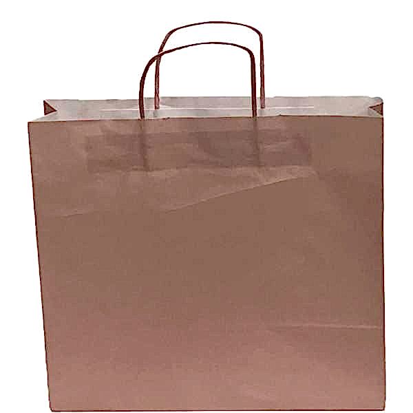 Kraft kağıt Çanta 32X12X41 Cm Pembe 25 Adet
