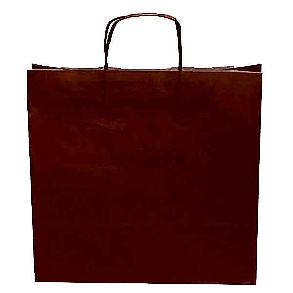 Kraft kağıt Çanta 32X12X41 Cm Turuncu 25 Adet