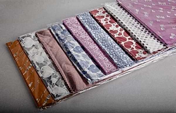 Hediye Ambalajı Bantlı Jelatin Paketleme Torbası 40 X 60 Cm Metalize Karışık Renkli  100 Lü 25 Paket Toplam 2.500 Adet