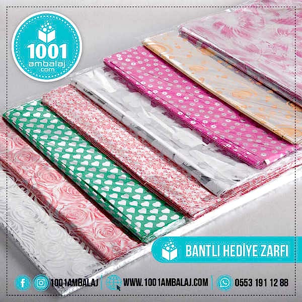 Hediye Torbası 17X25 Cm Metalize Karışık Renkli 100 Lü 1 Paket