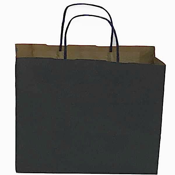 Kraft kağıt Çanta 45X14X50 Cm Lacivert 50 Adet