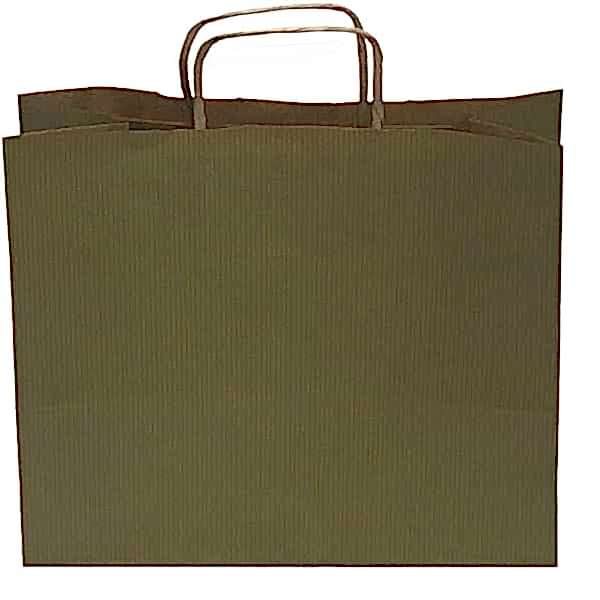 Kraft kağıt Çanta 32X12X41 Cm Altın 50 Adet
