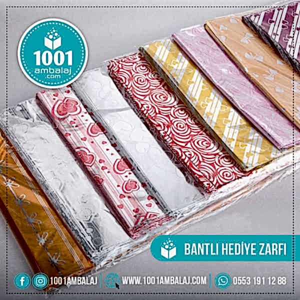 Hediye Torbası 12X17 Cm Metalize Karışık Renkli 100 Lü 1 Paket