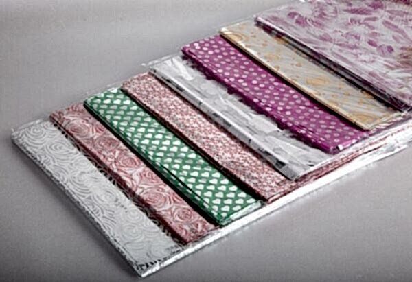 Hediye Ambalajı Bantlı Jelatin Paketleme Torbası 20 X 35 Cm Metalize Karışık Renkli 100 Lü 50 Paket Toplam 5.000 Adet