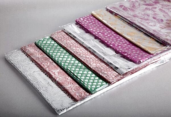 Hediye Ambalajı Bantlı Jelatin Paketleme Torbası 15 X 25 Cm Metalize Karışık Renkli  100 Lü 100 Paket Toplam 10.000 Adet