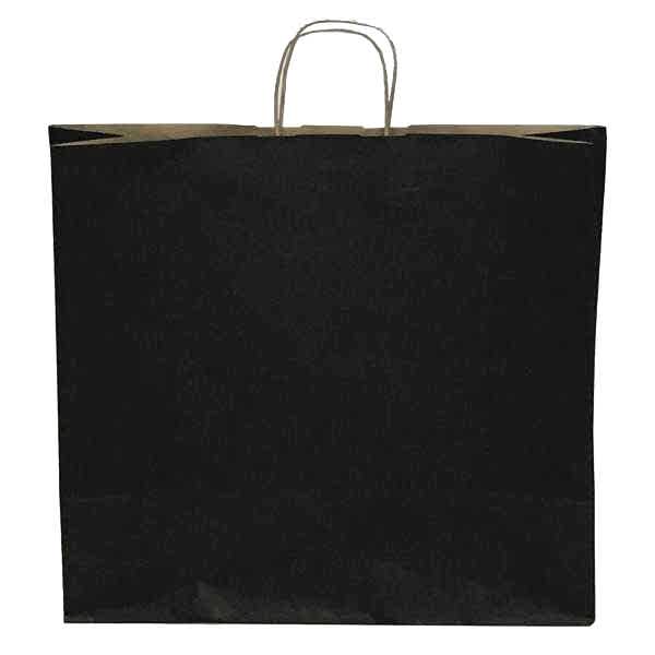 Kraft kağıt Çanta 25X12X31 Cm Siyah 50 Adet