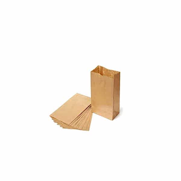 İki Taraf İki Renk Baskılı 12,5X8X25 Cm Kese Kağıdı Fast Food Menu Servis Paket Torbası Kraft Renk