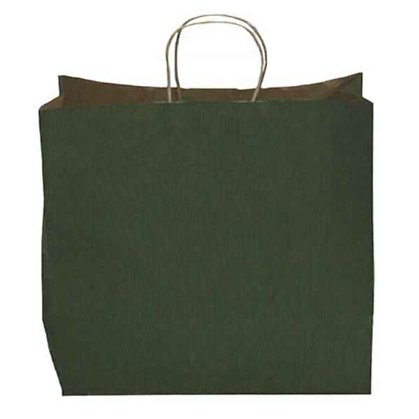 Kraft kağıt Çanta 45X14X50 Cm Yeşil 100 Adet