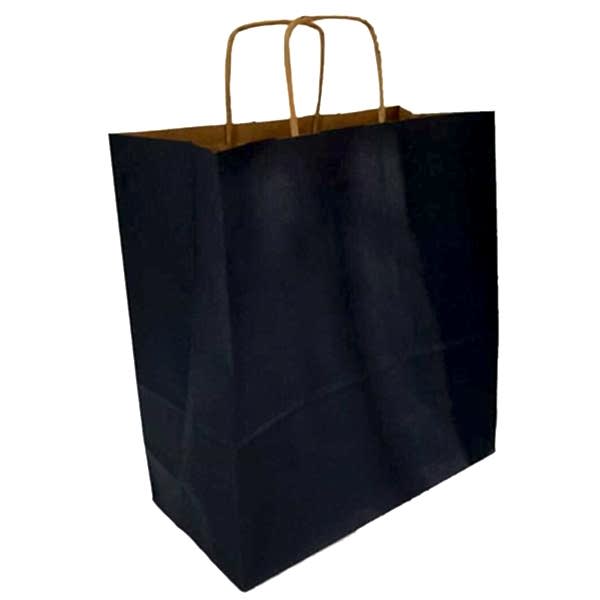 Kraft kağıt Çanta 25X12X31 Cm Lacivert 25 Adet