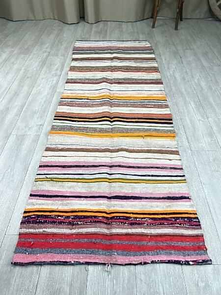El Dokumasi Halı Kilim Yolluk Paspas Ölçü 244X84 Cm
