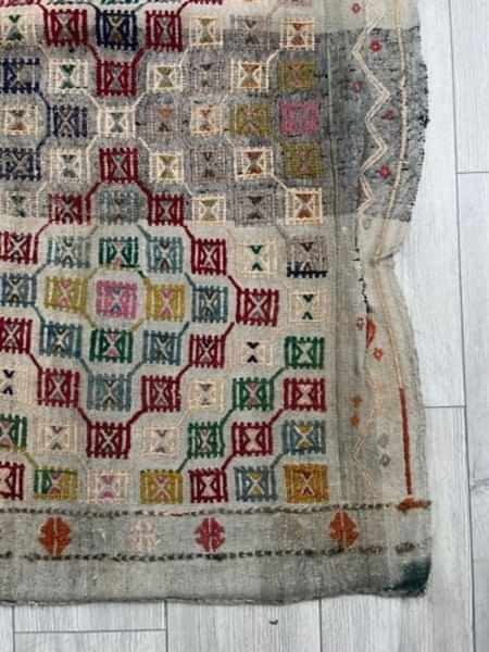 El Dokumasi Halı Kilim Yolluk Paspas Ölçü 242X131 Cm