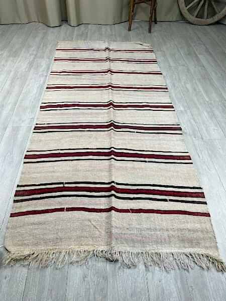 El Dokumasi Halı Kilim Yolluk Paspas Ölçü 268X121 Cm