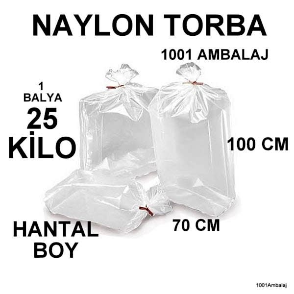 Naylon Torba 70X100 Cm Bakkaliye Torbası 25 Kilo 1 Balya 1001 Ambalaj