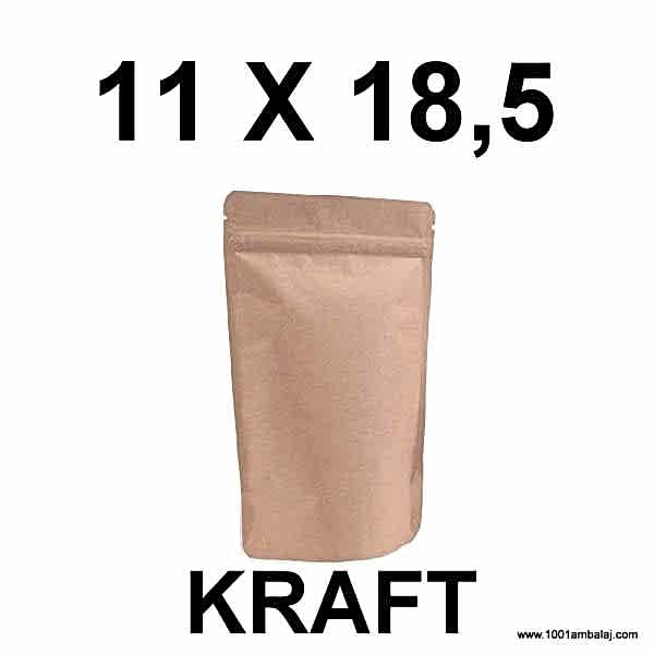 11X18,5 Cm Kraft Renk Doypack Torba /30/