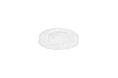 Bardak Kapağı 8-12 Oz Kapak Çizikli Pet Şeffaf 1,50 Gr 80 Mm Çap 100 Adet