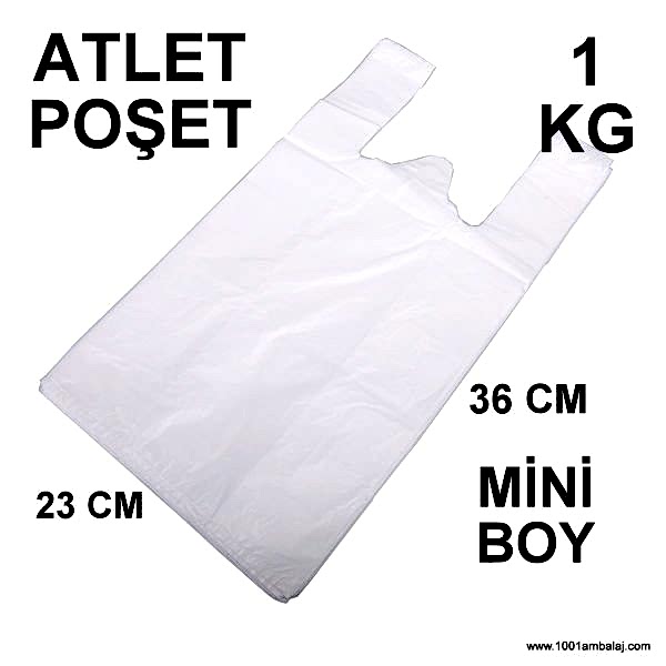 Ara hışır Poşet Mini Boy Beyaz Renk 1 Kg Paket