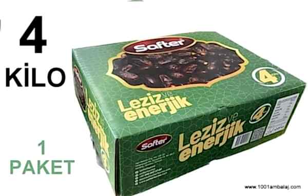 Hurma Safter Doğal 4 Kiloluk 1 Kutu (Toplam 4 Kilo)