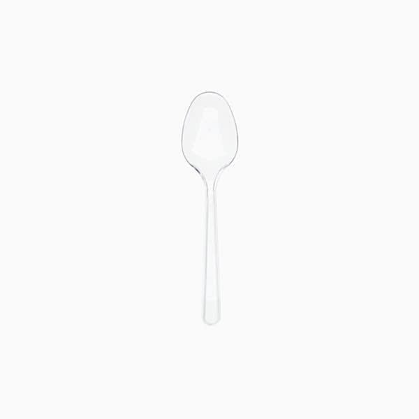 Plastik Kaşik Elite Şeffaf (Renksiz) Rubikap Cu.350S 100 Adet