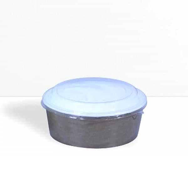 Salata kabı Kraft Ve Kapağı Karton Beyaz 1250 Cc 38 Oz 25 Adet