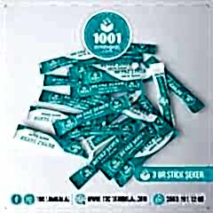 Şeker Stick 3 Gram 1000 Adet Beyaz Şeker