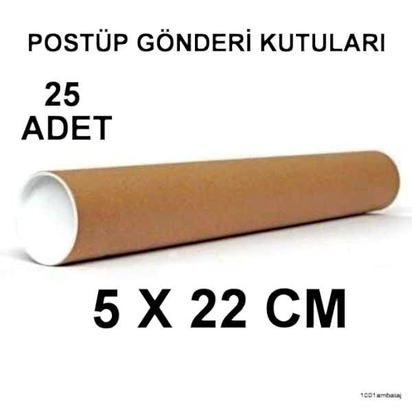 Postüp Gönderi Kutulari 5X22 Cm 25 Adet 1001 Ambalaj