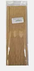 kağıt Pipet 6 Mm 24 Cm Boy 25 Li Paket Kahverengi 1 Paket