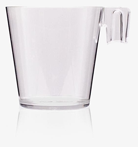 Plastik Türk Kahvesi Fincani Şeffaf Rubikap Rd.C100 15 Adet
