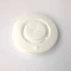 Bardak Kapağı 16-22 Oz Kapak Çizikli Beyaz 1,60 Gr 90 Mm 100 Adet