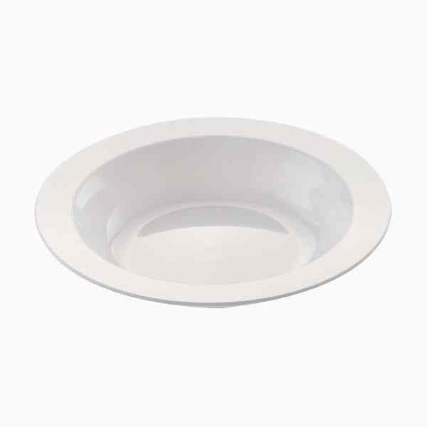 Plastik Çukur Tabak 19 Cm Beyaz Rubikap Pl.P19 10 Adet