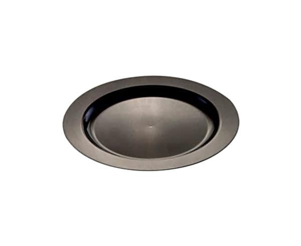 Plastik Tabak 23 Cm Siyah Rubikap Pl.R23 10 Adet