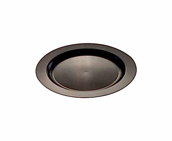 Plastik Tabak 19 Cm Siyah Rubikap Pl.R19 10 Adet