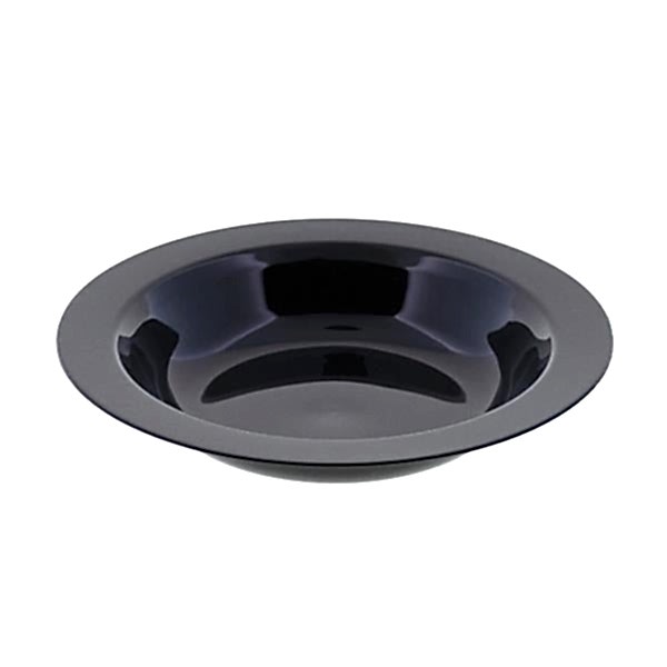 Plastik Çukur Tabak 19 Cm Siyah Rubikap Pl.P19 10 Adet