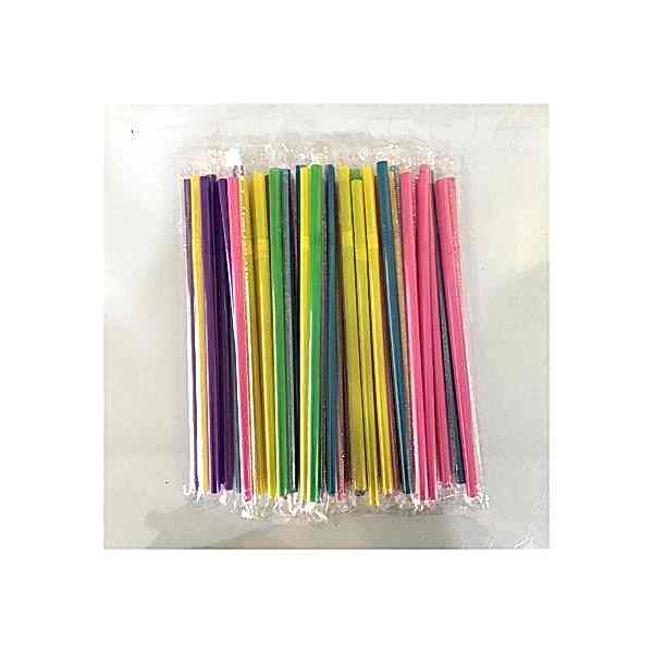 Pipet Frozen Jelatinli Körüklü 8 Mm Çok Renkli 100 Lü 1 Paket