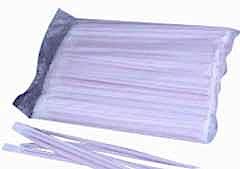 Pipet 19 Cm 6 Mm kağıtli 6 Mm Tek Renk 200 Lü 1 Paket