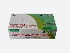 Eldiven Arti Pudralı Latex Büyük Boy Beyaz Eldiven 1 Paket