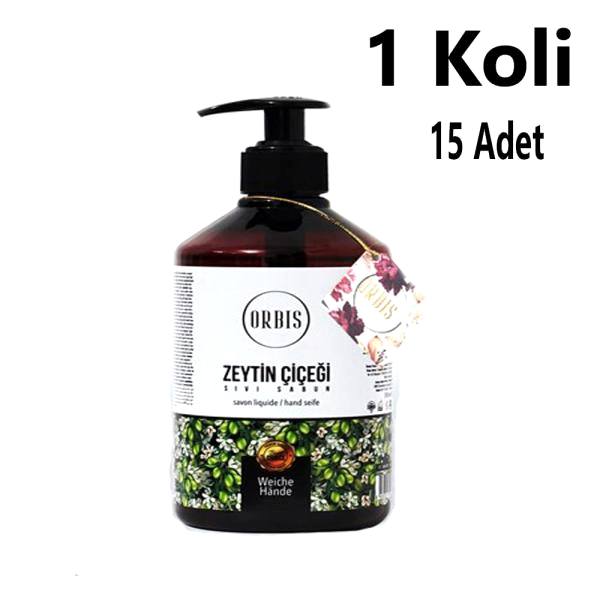 Sivi El Sabun 500 Ml Zeytin Çiçeği Orbis 15 Adet 1 Koli
