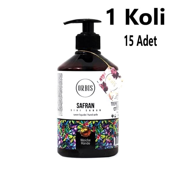 Sivi El Sabun 500 Ml Safran Orbis 15 Adet 1 Koli