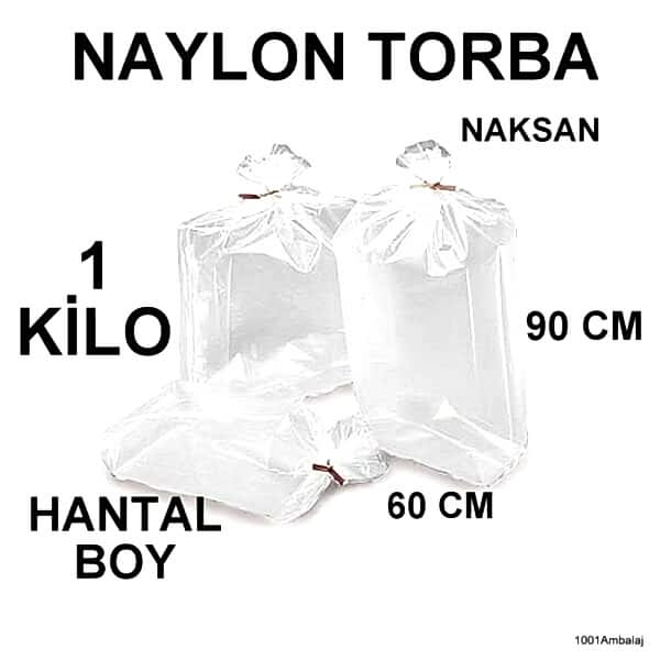 Naylon Torba 60X90 Cm Bakkaliye Torbası 1 Kilo Naksan