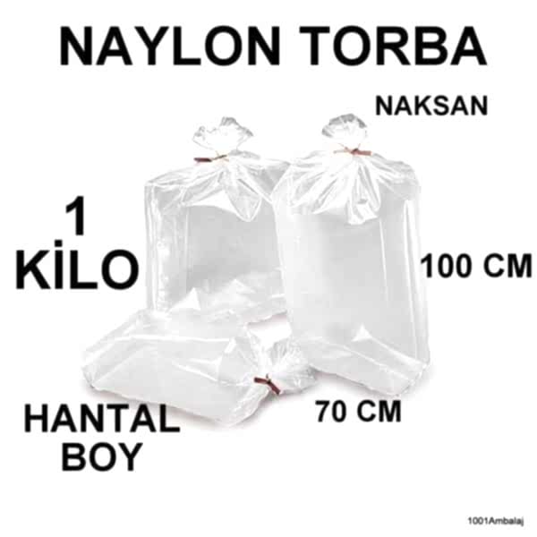 Naylon Torba 70X100 Cm Bakkaliye Torbası 1 Kilo Naksan