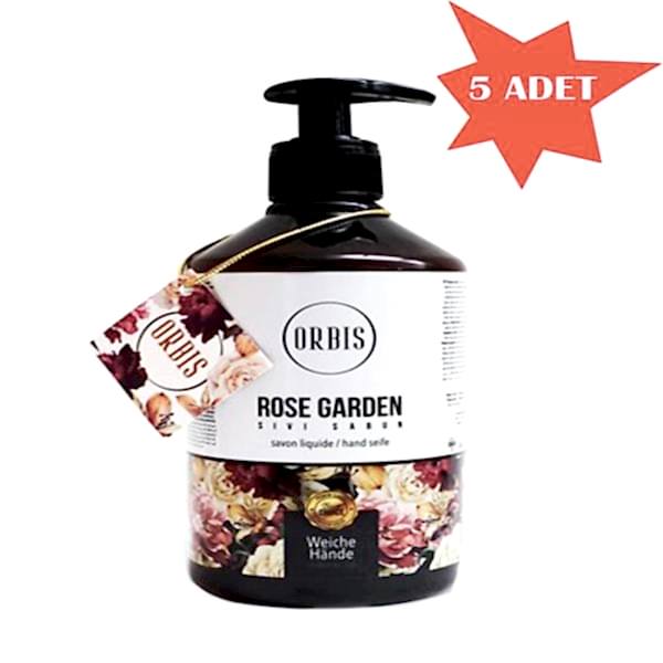Sivi El Sabun 500 Ml Gül Orbis 5 Adet