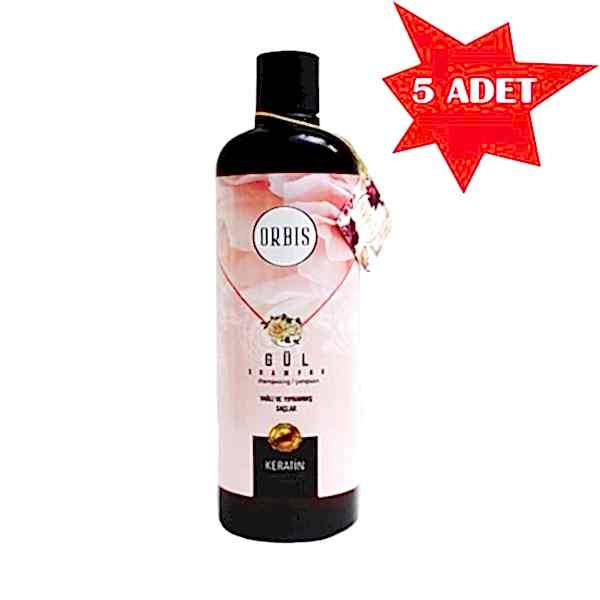 Şampuan 700 Ml Gül Orbis 5 Adet